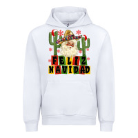 White feliz navidad mexican santa Urban Hoodie - MaliasSmallBusiness