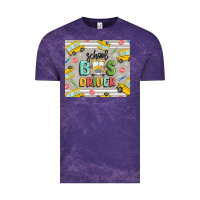 Cloud Purple school bus driver Vintage Tee - MaliasSmallBusiness