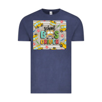 Vintage Denim school bus driver Vintage Tee - MaliasSmallBusiness