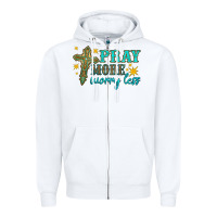 White pray more worry less Zipper Hoodie - HRA Design Shop