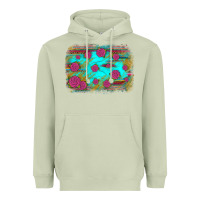 Matcha gemstone serape glitter background Heavyweight Hoodie - JahusDesignShop