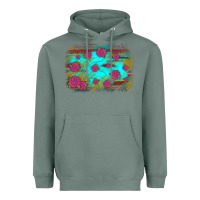Sage gemstone serape glitter background Heavyweight Hoodie - JahusDesignShop