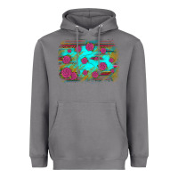 Gemstone Serape Glitter Background Heavyweight Hoodie | Teevron
