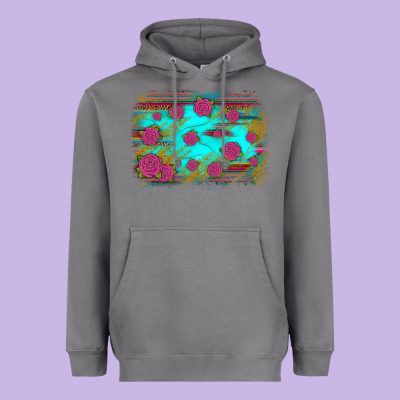 Gemstone Serape Glitter Background Heavyweight Hoodie Designed By Jahusdesignshop