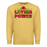 Antique Gold latina power Premium Sweatshirt - AdoDesignShop