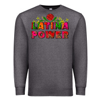 Charcoal Heather latina power Premium Sweatshirt - AdoDesignShop