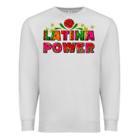 Dove Grey latina power Premium Sweatshirt - AdoDesignShop