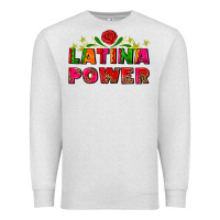 Oatmeal Heather latina power Premium Sweatshirt - AdoDesignShop