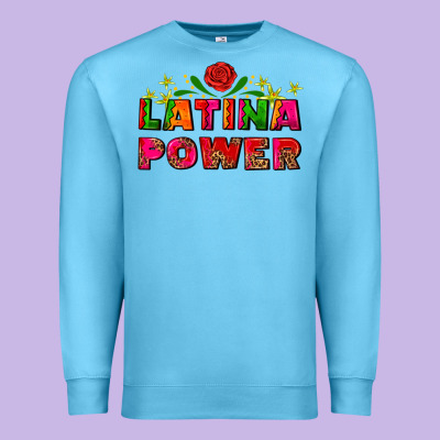 Latina Power Premium Sweatshirt Designed By Adodesignshop