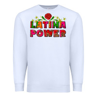 White latina power Premium Sweatshirt - AdoDesignShop