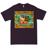 Plum Fall coop animals pumpkin Premium Tee - Artiststas