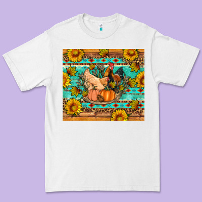 Fall Coop Animals Pumpkin Premium Tee Designed By Artiststas