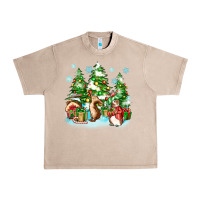 French Oak christmas rabbits Urban Heavy Tee - Zillion Design Studio