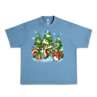 Pebble Blue christmas rabbits Urban Heavy Tee - Zillion Design Studio