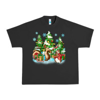 Pigment Black christmas rabbits Urban Heavy Tee - Zillion Design Studio