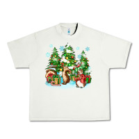 Pistachio christmas rabbits Urban Heavy Tee - Zillion Design Studio