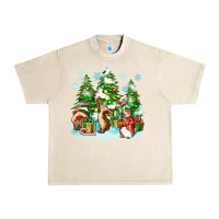 Sandshell christmas rabbits Urban Heavy Tee - Zillion Design Studio