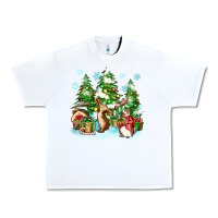 White christmas rabbits Urban Heavy Tee - Zillion Design Studio