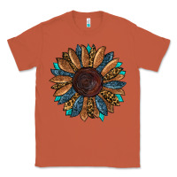 Copper fall tooled lather leopard Classic Tee - RanaPortraitStore