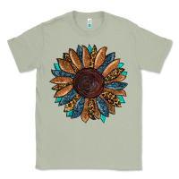Matcha fall tooled lather leopard Classic Tee - RanaPortraitStore