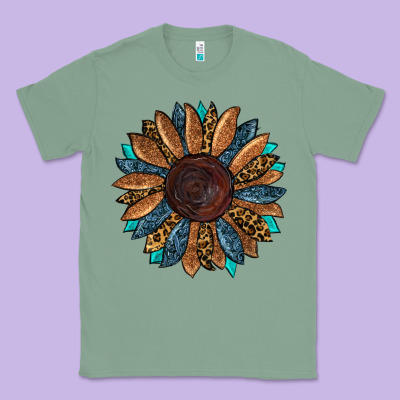 Fall Tooled Lather Leopard Classic Tee Designed By Ranaportraitstore