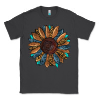 Smoke fall tooled lather leopard Classic Tee - RanaPortraitStore
