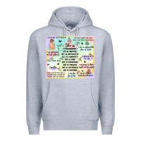 Heather Grey self love Premium Hoodie - MaliasSmallBusiness
