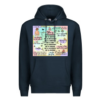 Navy self love Premium Hoodie - MaliasSmallBusiness