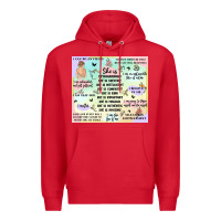 Red self love Premium Hoodie - MaliasSmallBusiness