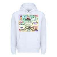 White self love Premium Hoodie - MaliasSmallBusiness