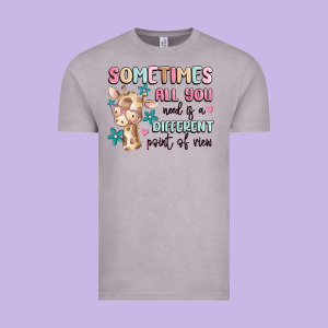 Sometimes All You Need Is A Different Point Of  Vi Vintage Tee Designed By Maliassmallbusiness