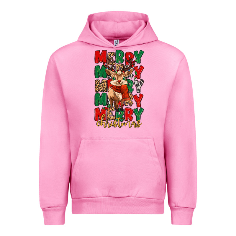 Merry Christmas Reindeer Urban Hoodie by MaliasSmallBusiness | Teevron