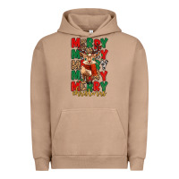Pigment Burro merry christmas reindeer Urban Hoodie - MaliasSmallBusiness