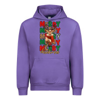Tulip merry christmas reindeer Urban Hoodie - MaliasSmallBusiness