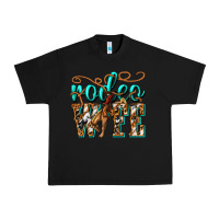 Black rodeo wife western Urban Heavy Tee - texasbilliewilder