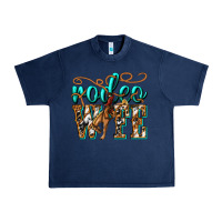 Navy rodeo wife western Urban Heavy Tee - texasbilliewilder