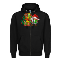 Black ho ho ho santa gnomes Zipper Hoodie - FaDigitalArtStudio