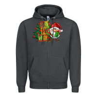 Smoke ho ho ho santa gnomes Zipper Hoodie - FaDigitalArtStudio