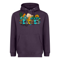 Plum wife mom teacher with sunflowers Heavyweight Hoodie - AdoDesignShop