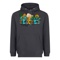 Smoke wife mom teacher with sunflowers Heavyweight Hoodie - AdoDesignShop