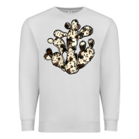 Dove Grey cowhide cactus Premium Sweatshirt - JahusDesignShop