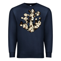 Navy cowhide cactus Premium Sweatshirt - JahusDesignShop