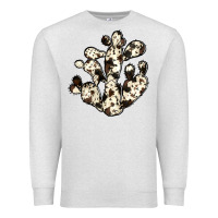 Oatmeal Heather cowhide cactus Premium Sweatshirt - JahusDesignShop