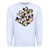 White cowhide cactus Premium Sweatshirt - JahusDesignShop