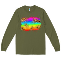 Army Green pride flag Long Sleeve Tee - Zillion Design Studio