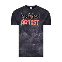 Cloud Black spray tan artist Vintage Tee - MaliasSmallBusiness