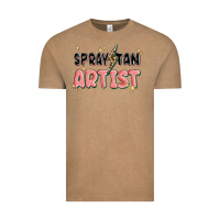 Vintage Coffee spray tan artist Vintage Tee - MaliasSmallBusiness