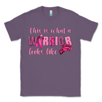 Lavender This Is What a Warrior Looks Like Classic Tee - texasbilliewilder