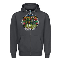 Smoke desert derams Zipper Hoodie - SublimationCraftShop