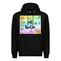 Black just breathe Premium Hoodie - MaliasSmallBusiness